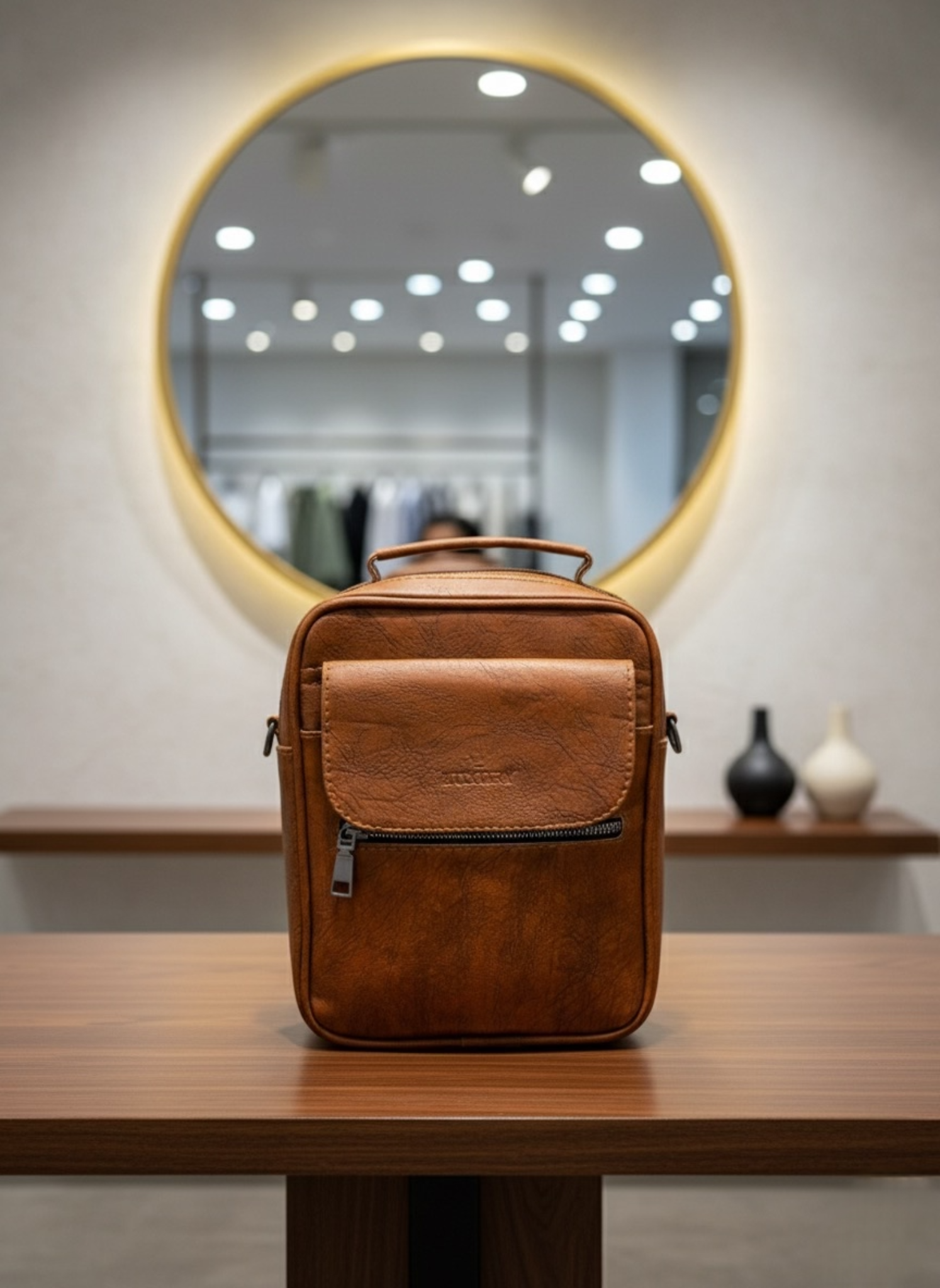 کیف دوشی چرمی مدل Luxury - فرندز کتونی